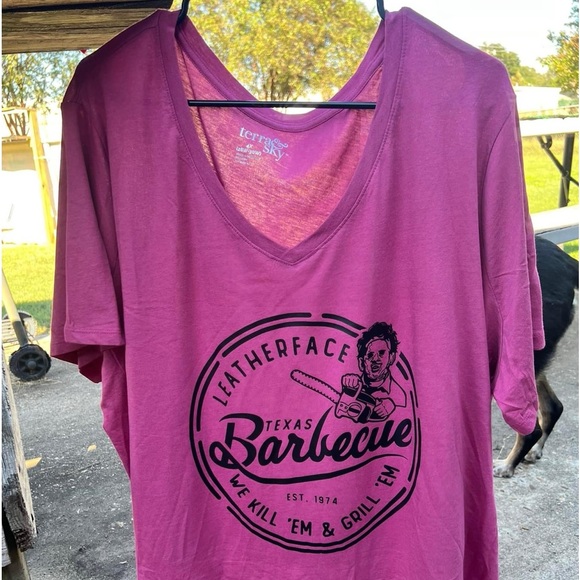 Leather face Halloween t-shirt - Picture 1 of 1